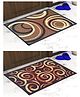 Athom Living Premium Anti Skid Doormat Pack of 2 - Yellow & Maroon