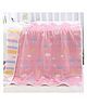 Koochie Koo Cloud Designed 6 Layers Organic Cotton Muslin Blanket - Pink