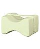 Fun Homes Memory Foam Orthopedic Knee Support Leg Rest Pillow - White