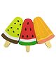 FunBlast Icecream Shaped Erasers Pack of 3 - Multicolour