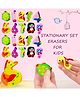 FunBlast Number Shaped Erasers Pack of 20 - Multicolour
