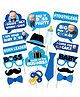 Party Propz Boss Baby Birthday Decoration Combo Multicolor - Pack Of 18