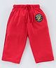 Jus Cubs Three Fourth Track Pant With Badge - Red