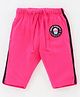 Jus Cubs Three Fourth Track Pant With Badge - Fuchsia