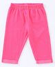 Jus Cubs Three Fourth Jeggings Denim Effect Lycra - Pink