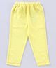 Jus Cubs Full Length Jeggings Denim Effect Lycra - Yellow