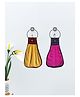 Athom Living Loop Hanging Cotton Washbasin Hand Towel Pack of 2 - Pink & Yellow