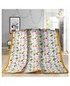 Babywish Organic Muslin All Seasons Quilt Unicorn Print - Multicolour