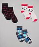 The Sandbox Clothing Co 3 Pair Of Football Print Socks - Multi Colour