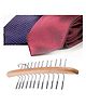 MOMISY Multipurpose Adjustable Wooden Hanger With 24 Hooks - Brown