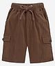 Kiddopanti Solid Colour Shorts - Brown