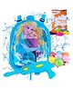 Toyshine Doll Backpack Style Tank with Pichkari Colors and Balloons Blue - Capacity 2.5 Liters 
