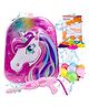 Toyshine Unicorn  Backpack Style Tank with Pichkari Colors and Balloons Pink - Capacity 4.0 Liters 