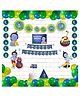 Untumble Lord Krishna Themed Birthday Kit Multicolor - Pack of 56