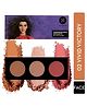 SUGAR Cosmetics Contour De Force Face Palette for Makeup  Includes Matte Bronzer- Highlighter & Blush  Makeup Palette with Built-in Mirror - 02 Vivid Victory