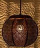 Homesake Classic Moroccan Hanging Lamp - Black