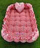 Motherhood Rectangular Tub With Heart Shape Baby Pillow Star Print - Pink