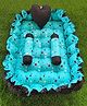 Motherhood Rectangular Tub With 3 Pillows Star Print - Blue Black