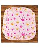 Mittenbooty Square Mustard Seed Crown Print - Pink
