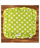 Mittenbooty Square Mustard Seed Dots Print - Green