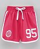 Smarty Girls Mid Thigh Shorts Text Print - Pink