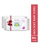 Fabie Baby SkinSoft Baby Cleansing Wipes (80Pcs) - Pack of 2
