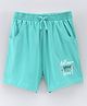 GRO Shorts Text Print - Green