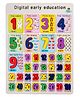Baybee Wooden Numbers Objects Matching Puzzle Multicolor - 101 Pieces