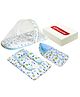 VParents Fruity Baby 4 Piece Bedding Set with Pillow and Bolsters Sleeping Bag and Bedding Set - Blue
