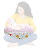 VParents Fruity Multipurpose Baby Feeding Nursing Cum Maternity Pillow - Multicolour
