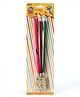 Dora Tom & Jerry Velvet Coated Pencils With Sharpener & Eraser Pack of 3 - Yellow Green Pink