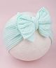 Arendelle Self Design Detail With Bow Applique Headband - Green