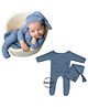 Babymoon Strechable Bodysuit & Cap - Blue