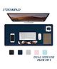 Syga Waterproof PU Desk Protector Mat - Blue