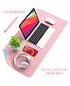 Syga Waterproof PU Desk Protector Mat - Pink Blue