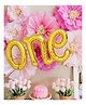 Johra One Alphabet Foil Balloon - Golden