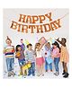 Johra Happy Birthday Banner - Rose Gold 