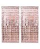 Johra Square Foil Curtain Birthday Decoration Pink - Pack of 2