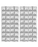 Johra Square Foil Curtain Birthday Decoration Silver - Pack of 2