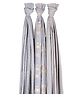 Mi Dulce An'ya Organic Cotton Star Printed Swaddle Wrapper Grey - Set of 3
