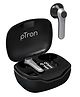 pTron Basspods 281 True Wireless Bluetooth 5.1 Headphones - Black Grey