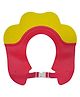 Syga Baby Shampoo Shower Bathing Protection Bath Soft Cap - Red Yellow