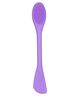 SYGA 2 In 1 Silicone Reusable Face Mask Applicator Brush And Facial Scrubber Beauty Tool - Purple