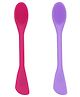 Syga Silicone Face Mask Brush Applicator Pack Of 2 - Red Purple
