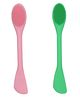 Syga Silicone Face Mask Brush Applicator Pack Of 2 - Pink Green