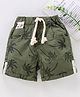 Play by Little Kangaroos Shorts Multi Print - Olive Green