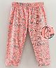 Grab It Ankle Length Printed Leggings - Peach