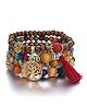 SYGA Bohemia Multilayer Bracelet Pack Of 4 - Multicolor