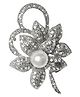 SYGA Brooch Pin Fashion Crystal Rhinestone Jewellery Pin Vintage Accessories Decoration Clothing Bouquet Brooches for Bridal Women Girl- S28