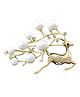 SYGA Brooch Pin Fashion Crystal Rhinestone Jewellery Pin Vintage Accessories Decoration Clothing Bouquet Brooches for Bridal Women Girl- S32